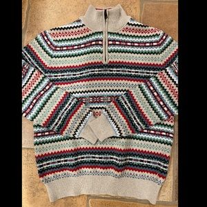 Nautica sweater with zipper